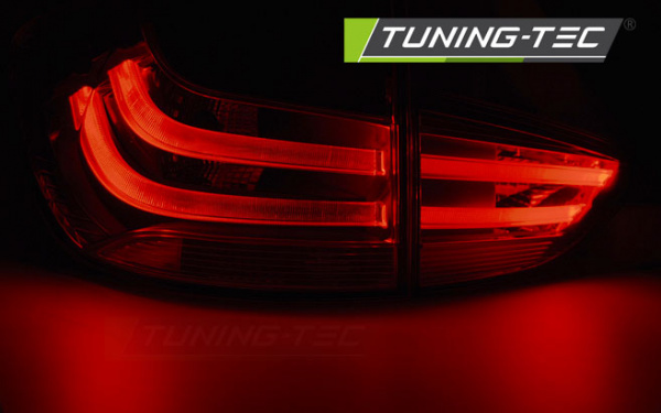 LED Lightbar Design Rückleuchten für BMW X1 E84 09-12 rot/klar